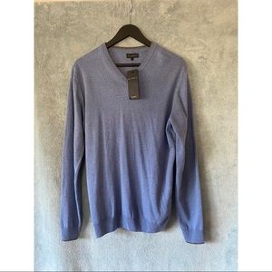 2 for $40 | Emi Maglia | Blue V-Neck Long Sleeve Sweater | NWT | Size Small